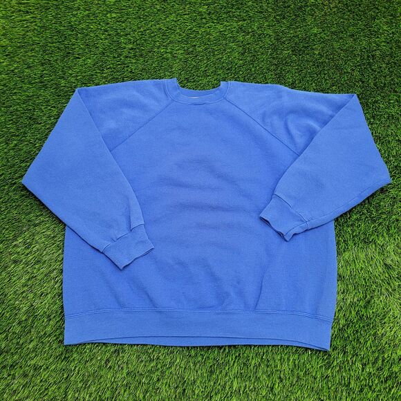 Vintage Teddy Bear Sweatshirt Womens XL 24x22 Blue - Picture 2 of 12